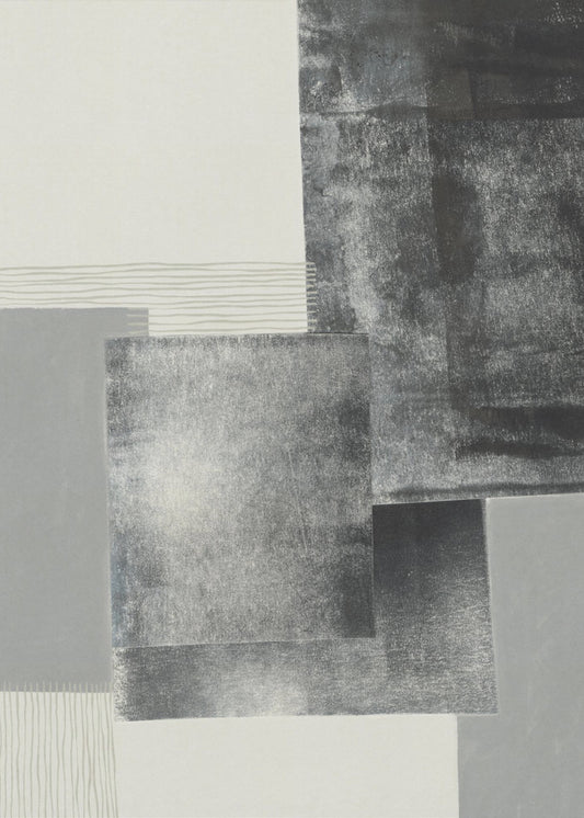 Monochrome Blöcke #1 | Poster
