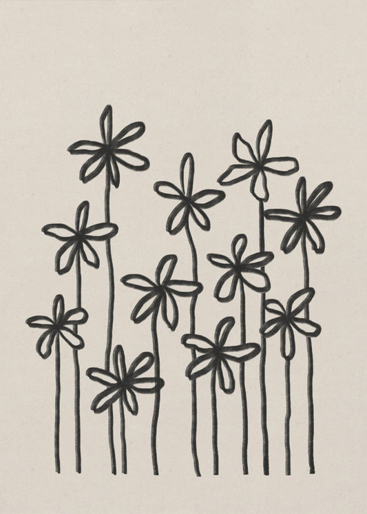 Ein Blumenfeld | Poster