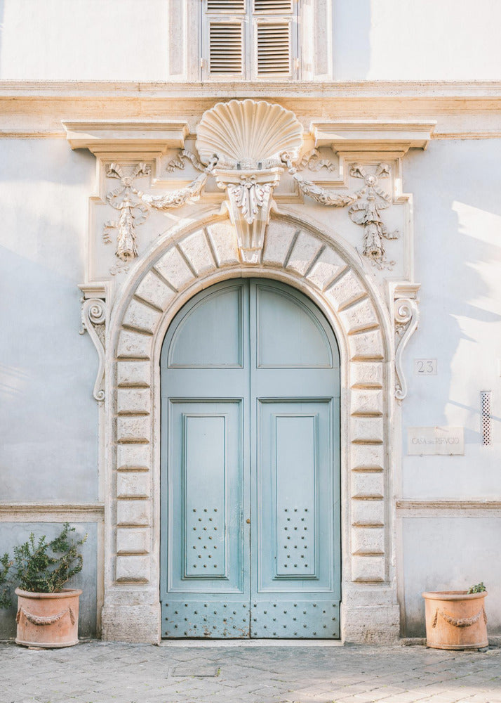 Blautöne von Rom – Italien Reisefotografie | Poster