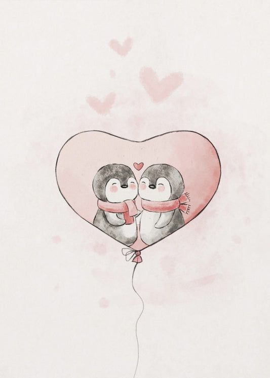 Penguin in love | Poster
