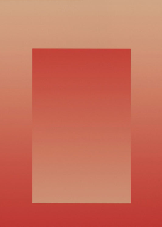 Rotes Farbverlaufsportal | Leinwand