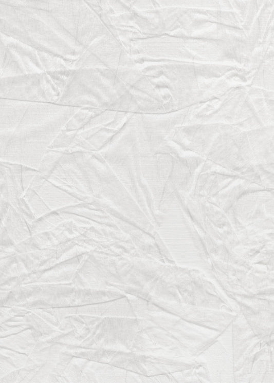 Weiße Leinwand, die zerknittertes Papier ähnelt | Leinwand