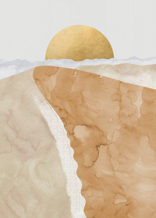 Goldene Sanddüne | Leinwand