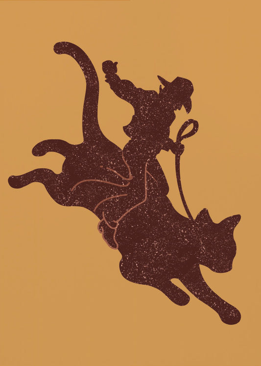 RODEO-KATZE | Leinwand