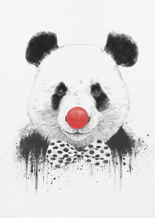 Clown Panda | Leinwand