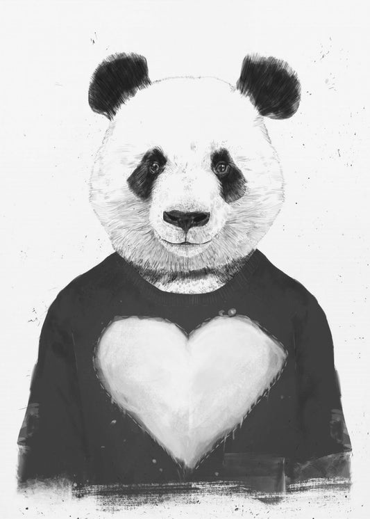 Schöner Panda | Leinwand
