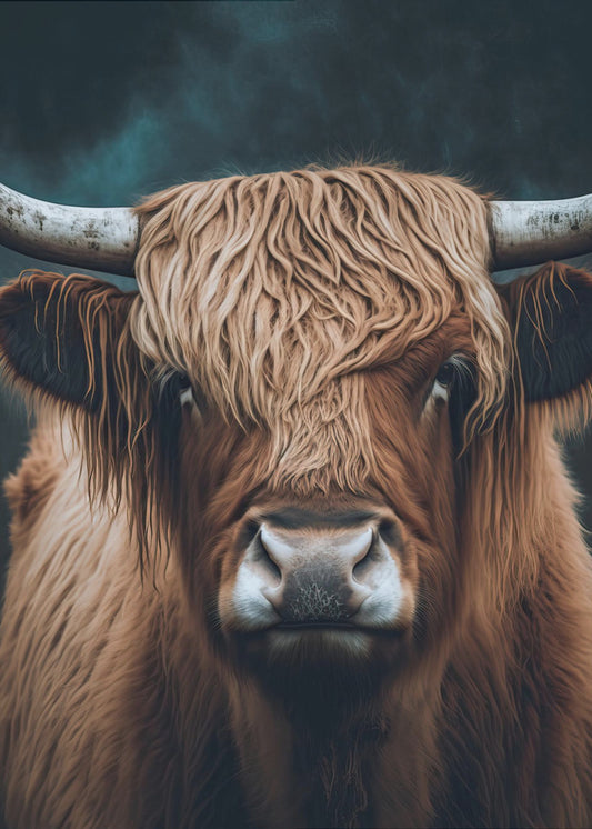 Majestätischer Highlander | Leinwand