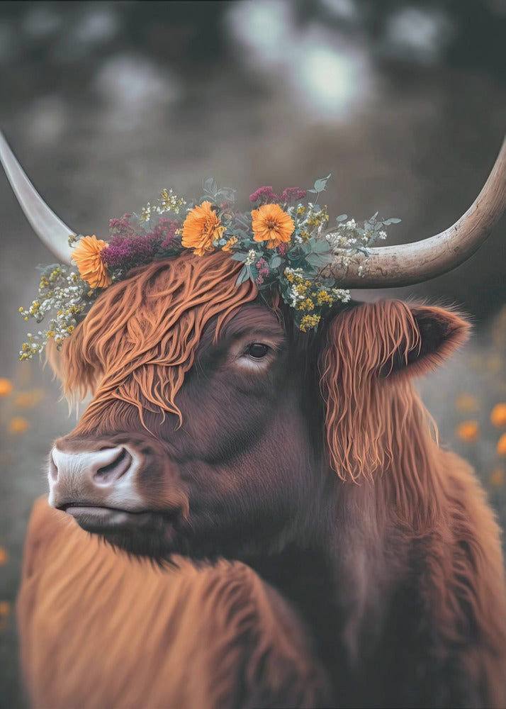 Majestic Blossom牛 | Poster