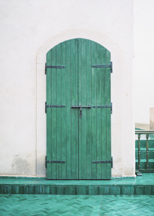 Marrakesh Green Door | Canvas