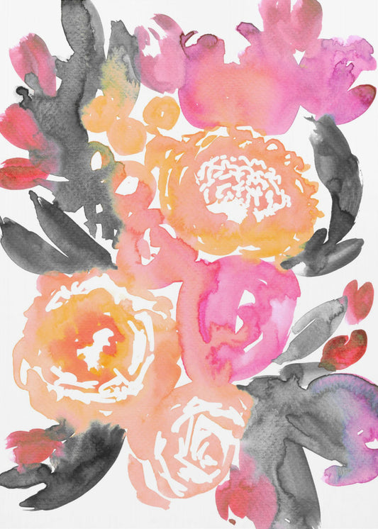 Olympe florals II | Leinwand
