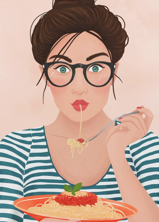 Spaghetti | Leinwand