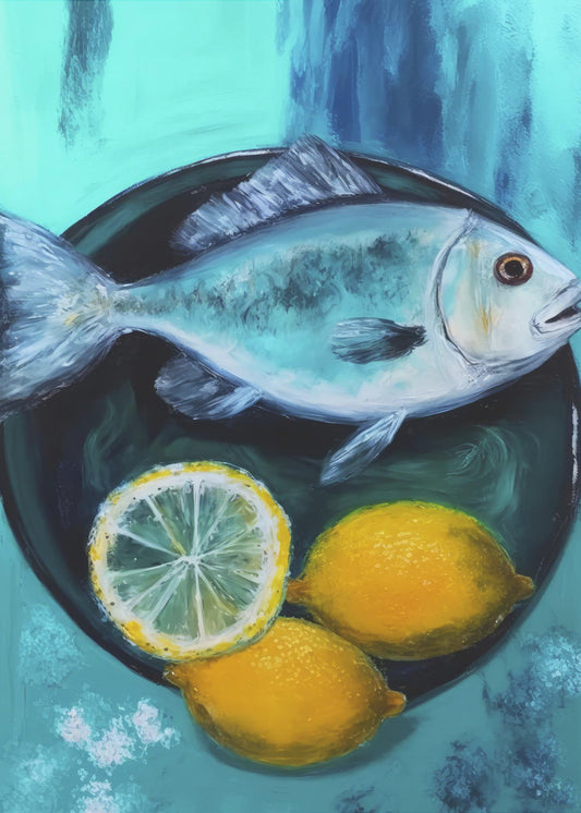 Ocean&#039;s Citrus Feast | Canvas