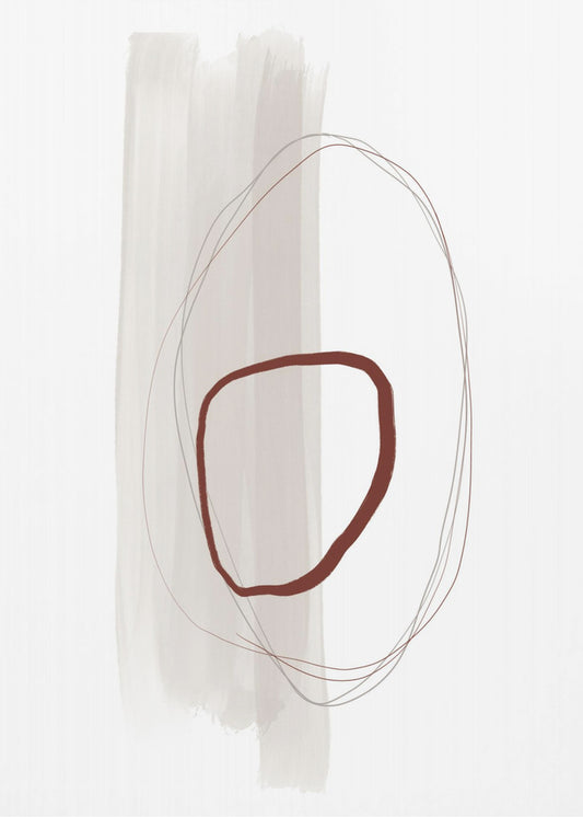 Overlapping Organic Shapes | Poster