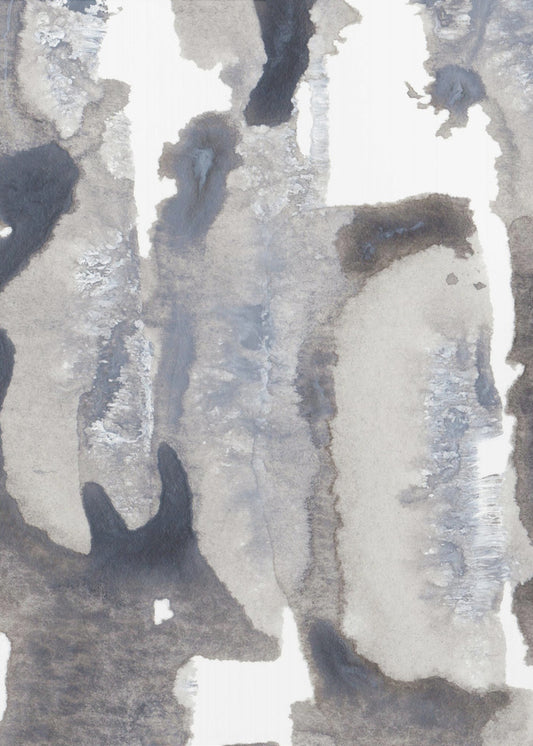 Monochromatische Palette aus Grau- und Weißtönen | Leinwand