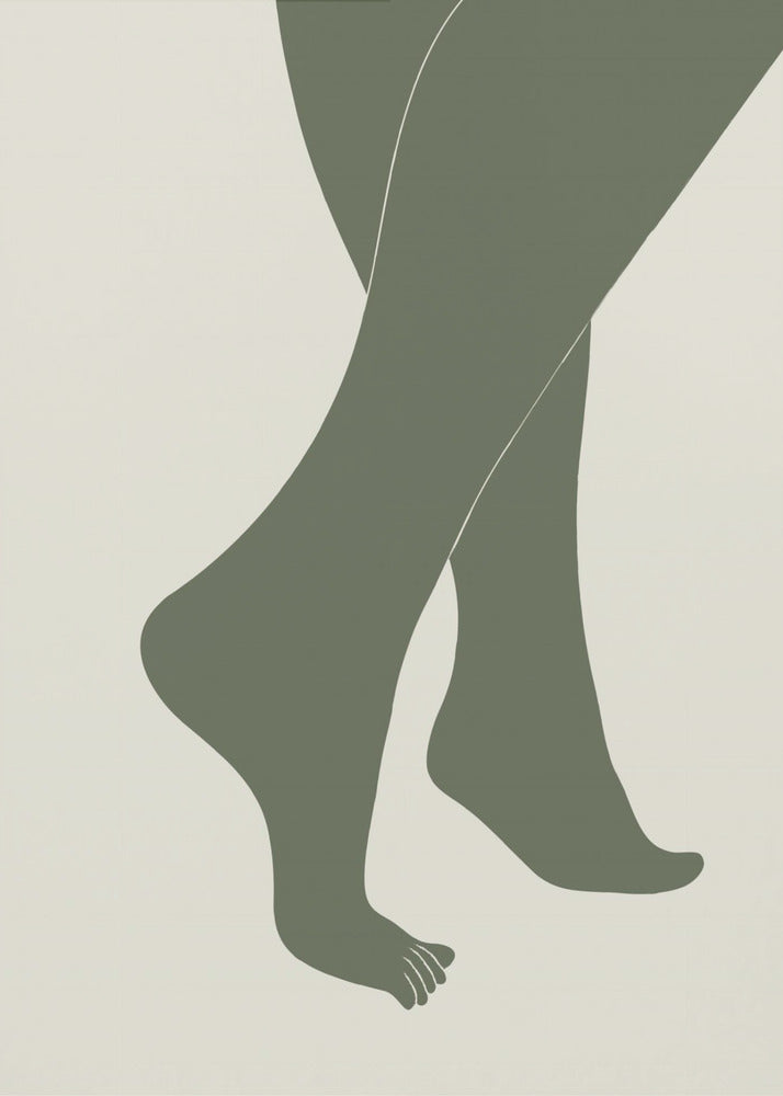 Tip Toe Grün | Poster