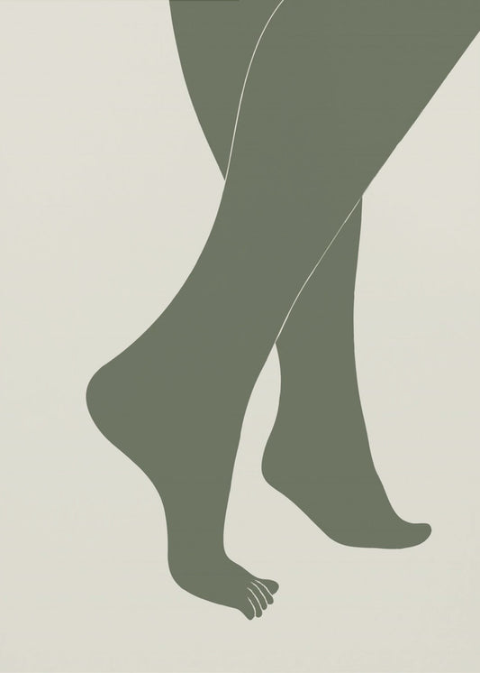Tip Toe Grün | Poster