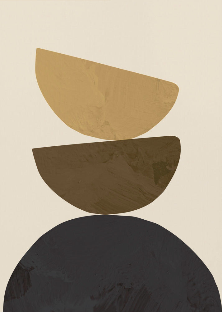 Geometrisches Gelb | Leinwand