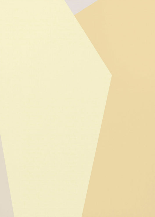Abstraktes Gelb | Poster