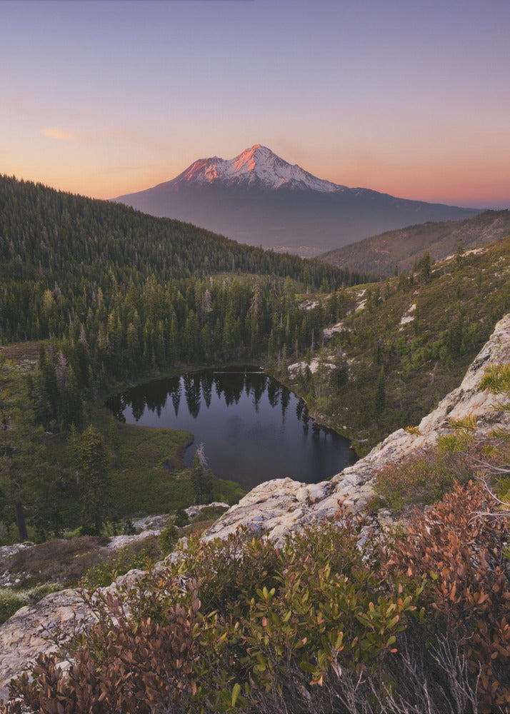 Heart Lake vertikal | Leinwand
