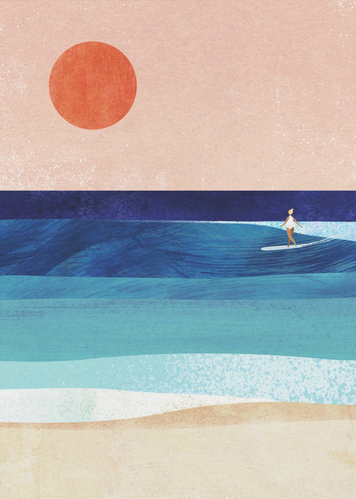 Surf-Mädchen | Poster