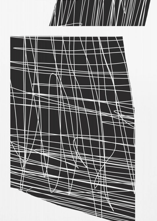 Chaotischer Linientanz | Leinwand