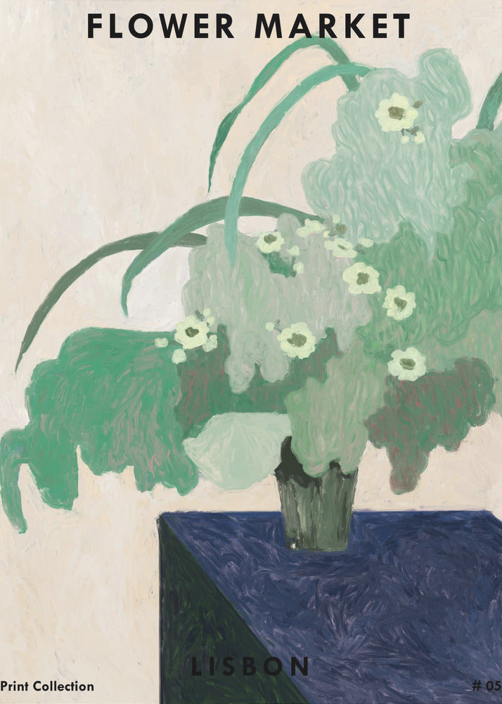 Blumenmarkt. Lissabon | Poster