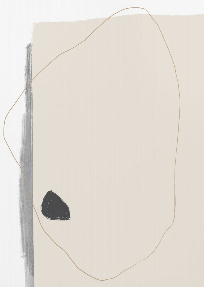 Minimalistisches Flüstern | Leinwand