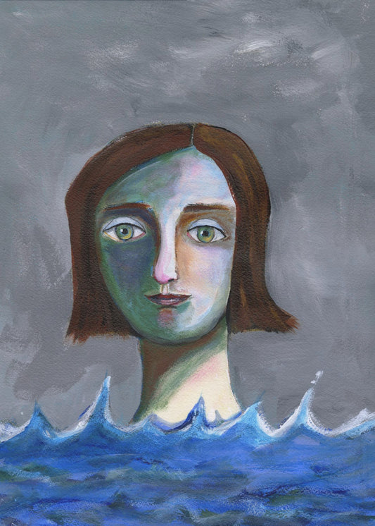 Schwimmendes Mädchen | Poster