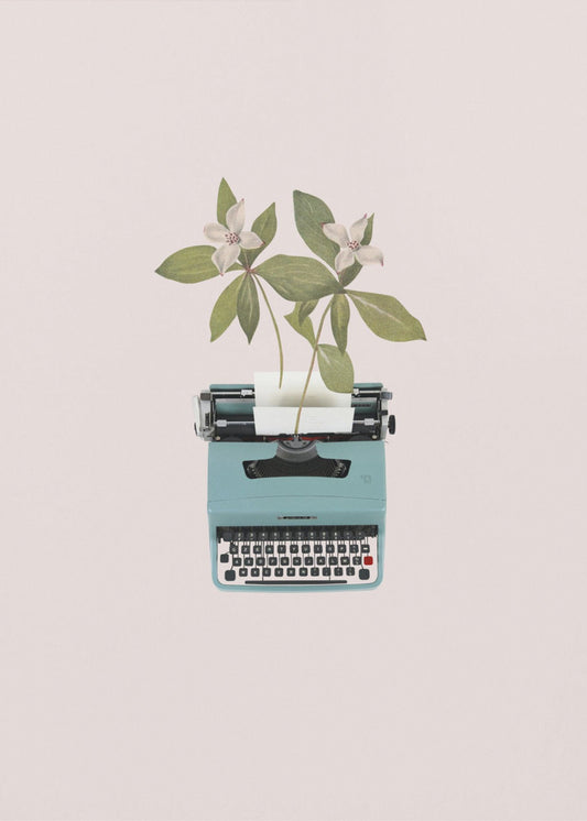 Botanische Schreibmaschine | Poster