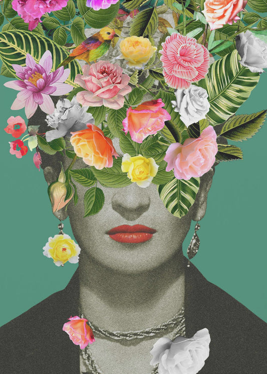 Florale Frida | Leinwand