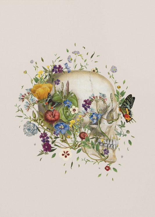 Blumenschädel | Poster