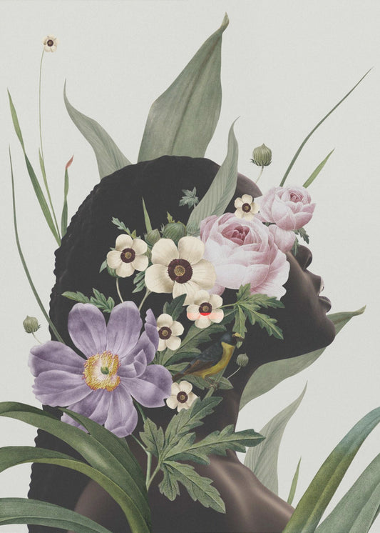 Lila Blume | Leinwand
