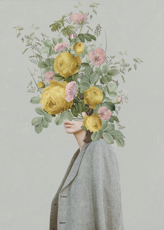 Gelber Blumenstrauß | Poster