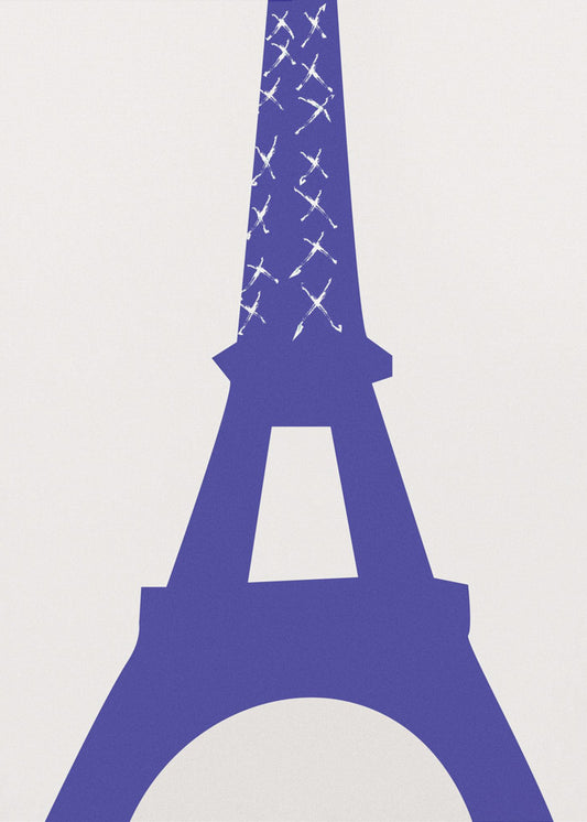 Eiffelturm Blau | Poster