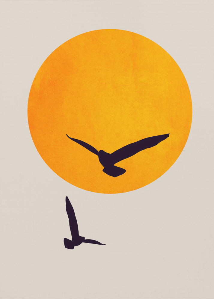 Vögel am Himmel | Leinwand