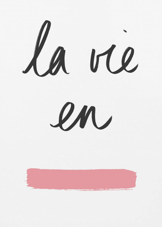 La Vie En Rose | Leinwand