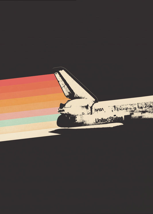 Raumschiff Regenbogen | Poster