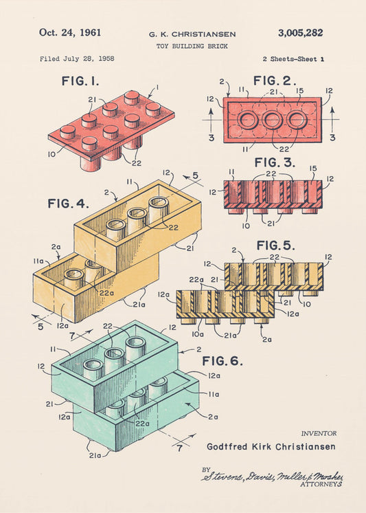 Lego-Farben | Poster