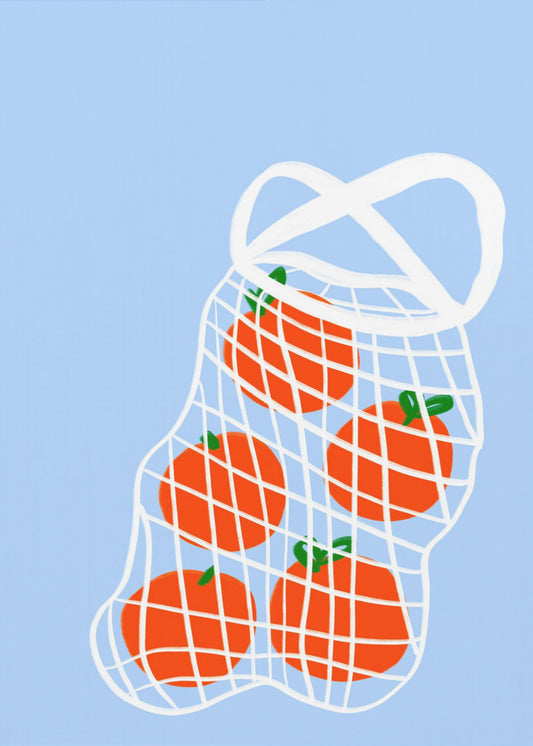 Tomatoes in Mesh | Poster