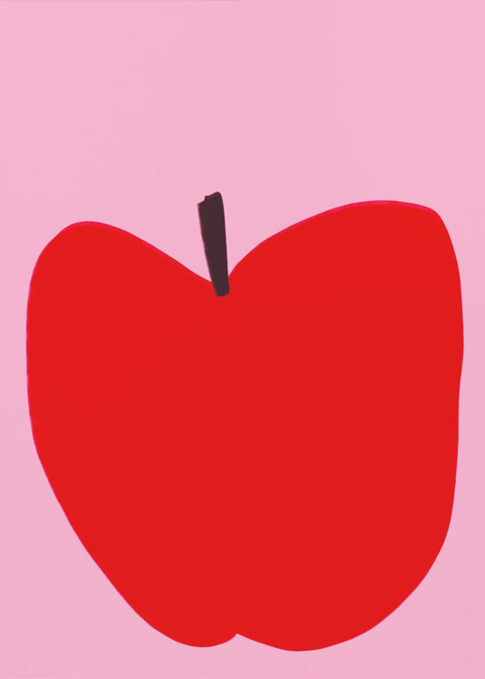 Crimson Simplicity | Canvas