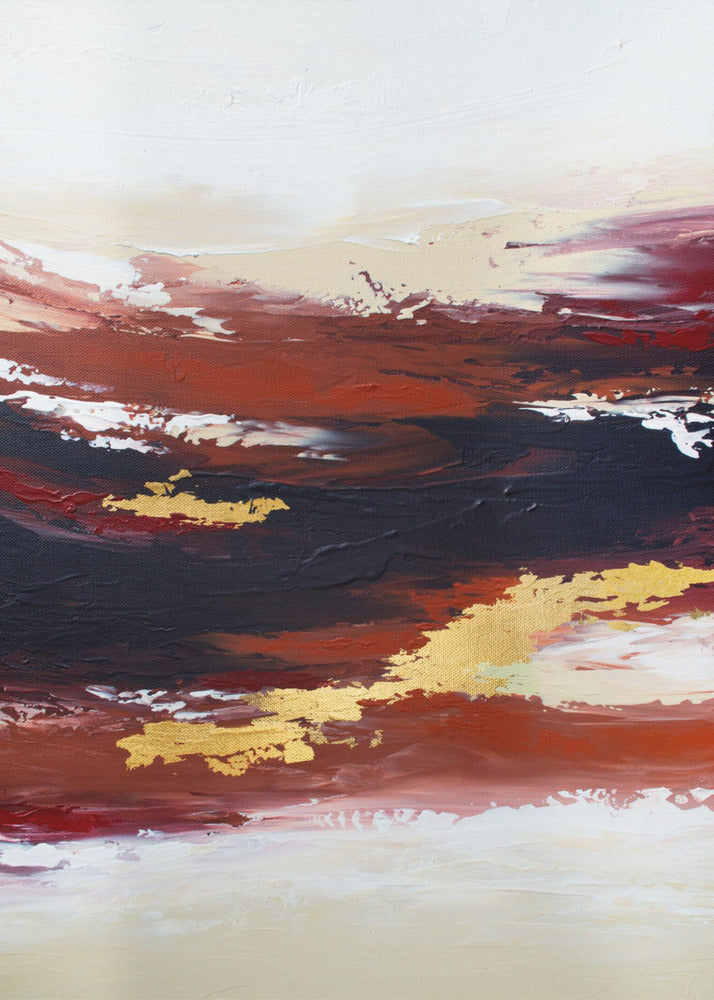 Abstrakter Sonnenuntergang 3 | Leinwand