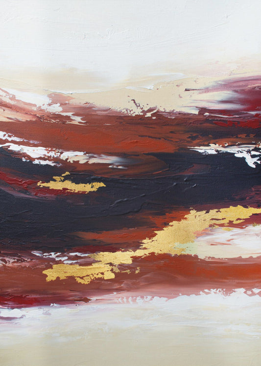 Abstrakter Sonnenuntergang 3 | Leinwand