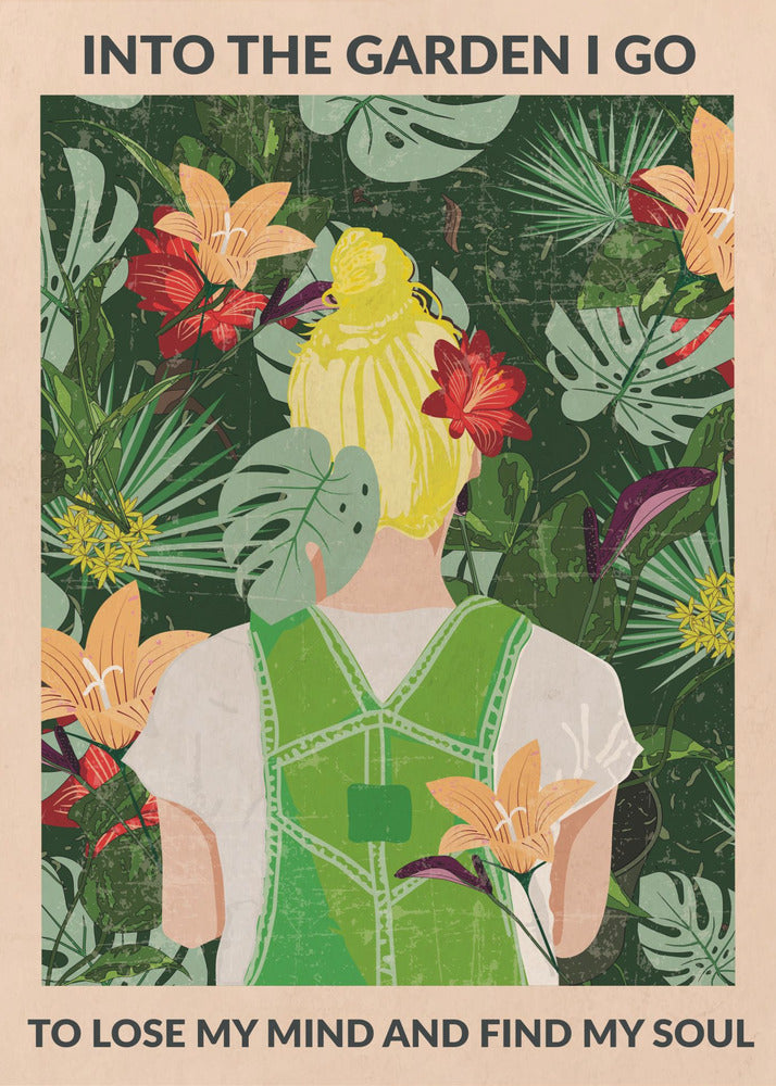 In den Garten (blond) | Poster