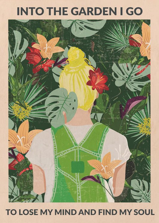 In den Garten (blond) | Leinwand