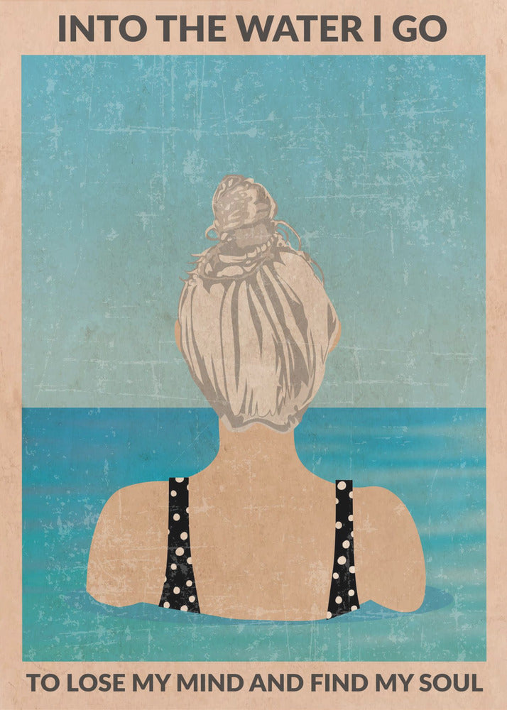 Ins Wasser (silber) | Poster