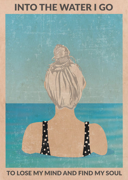 Ins Wasser (silber) | Poster