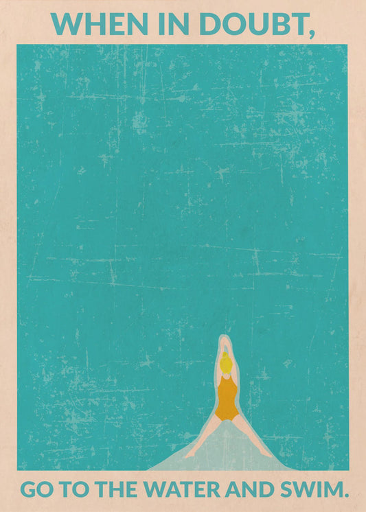 Offenes Wasser (blond) | Poster