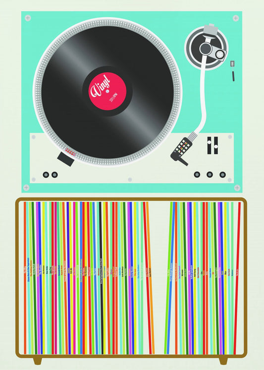 Vinyl-Stapel | Poster