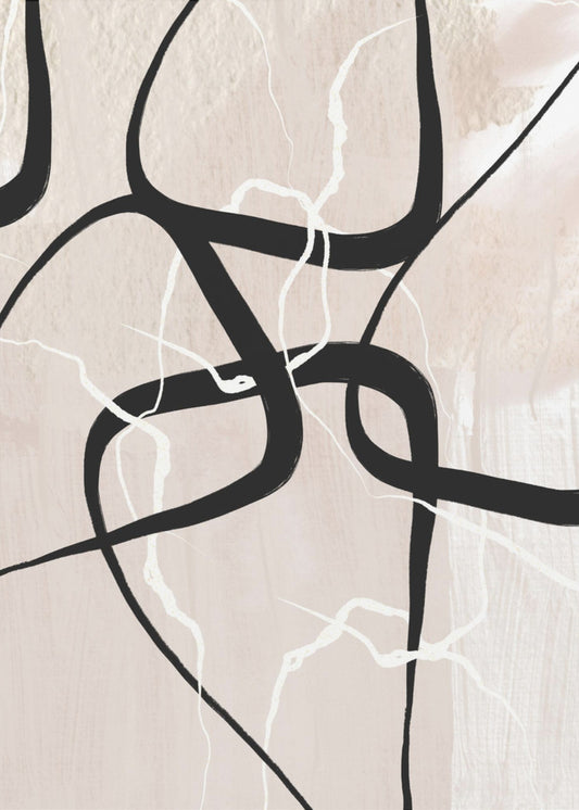Weiße Linien 2 | Poster