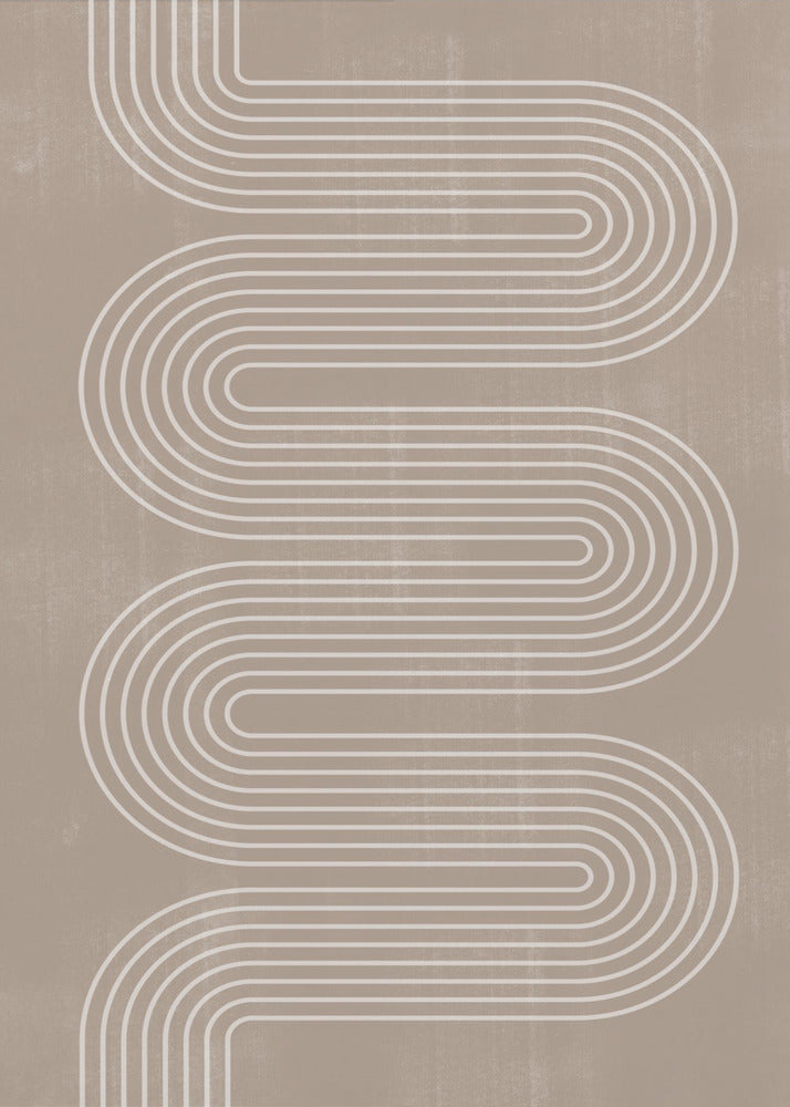 Curved Line Harmony | Poster